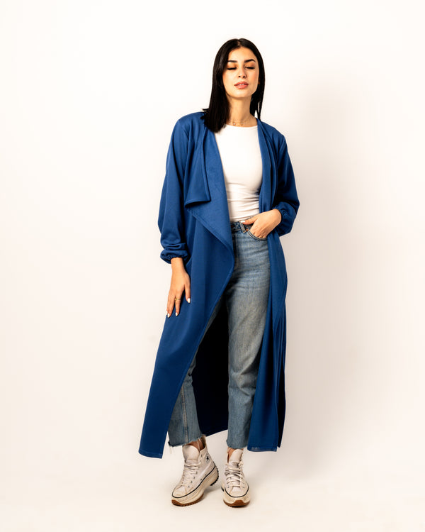 “Oura” blue Cardigan