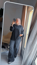 “Long sleeve basic” in black