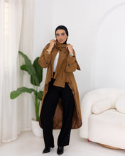 High-low “trench coat”