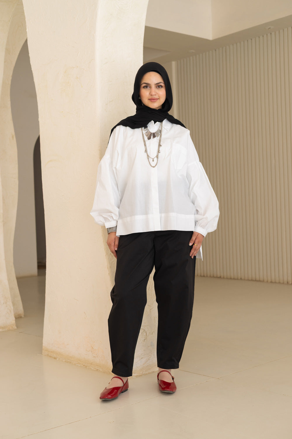 “Easy to go pants” in black