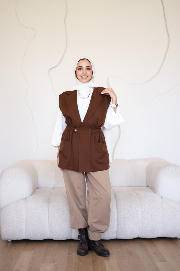 “Easy to go pants” In beige