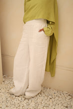 “Linen in Pants” in White