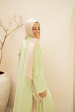 “Tie Me top” in green