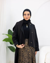 High-low “trench coat”