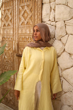 “Tie Me top” in yellow