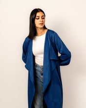 “Oura” blue Cardigan