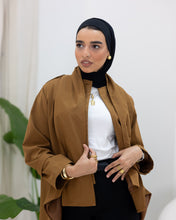 High-low “trench coat”