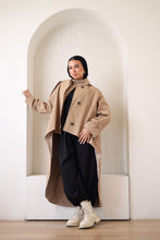 “High low coat”
